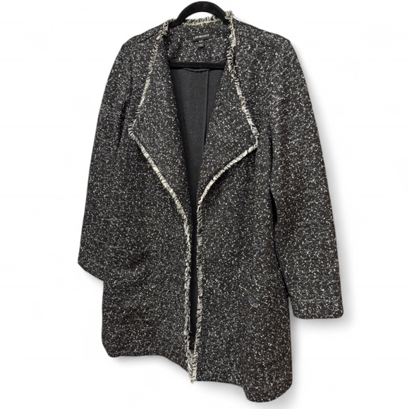 Lane Bryant Black and White Tweed Jacket - Picture 2 of 8